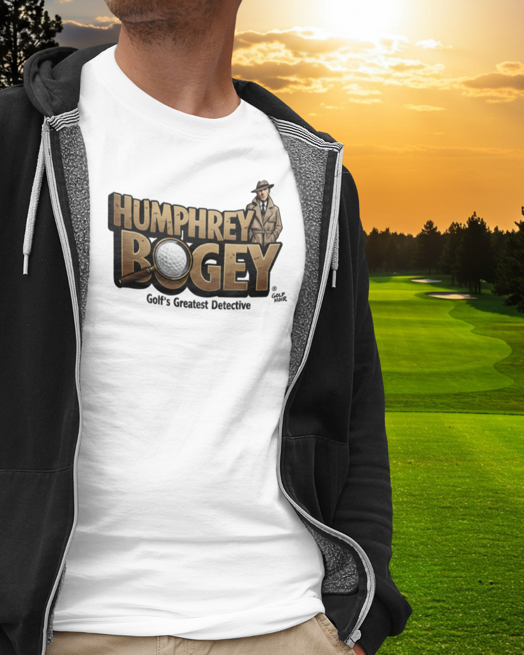 HUMPHREY BOGEY T-Shirt - Golf's Greatest Detective