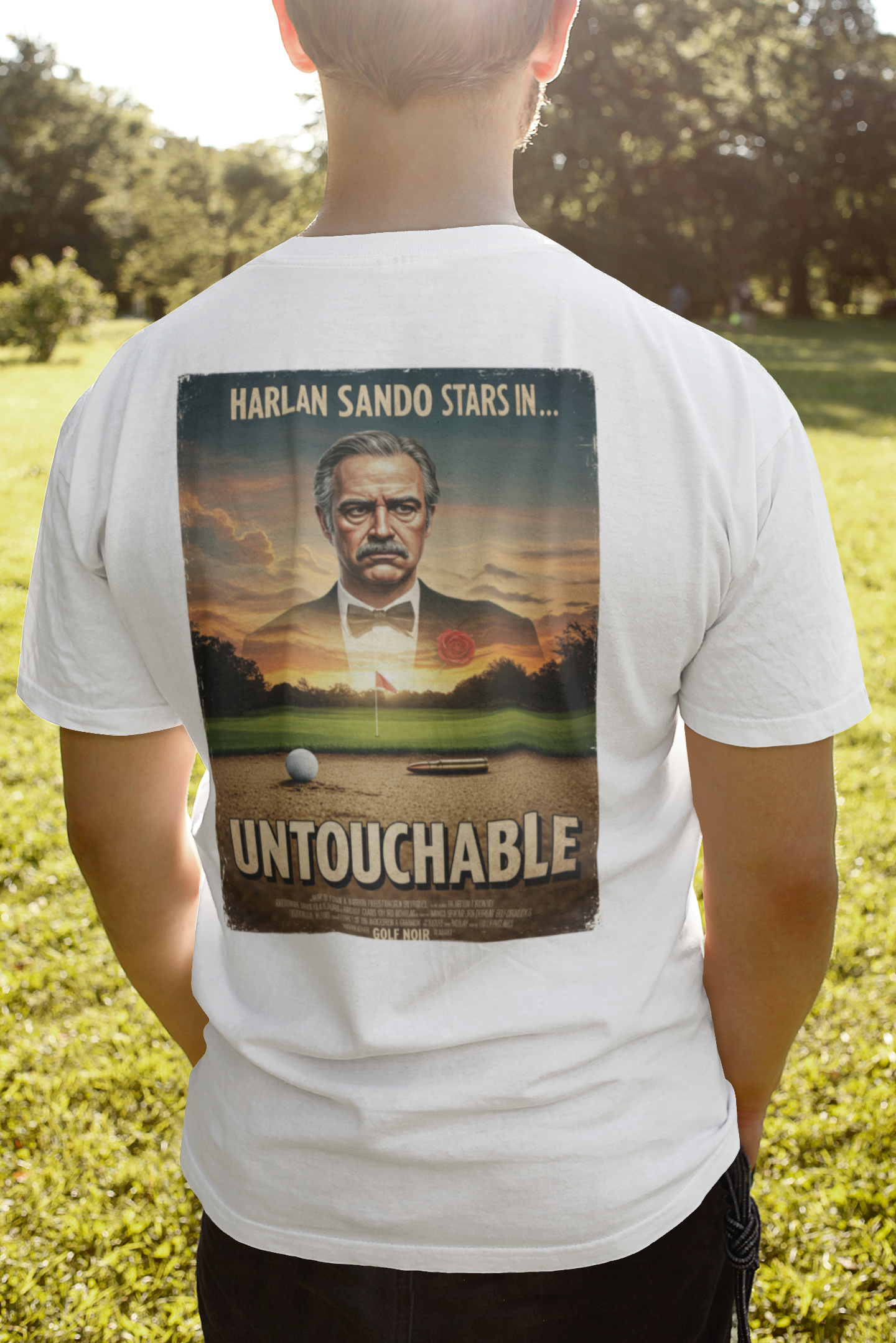 UNTOUCHABLE T-Shirt - Starring HARLAN SAND-O