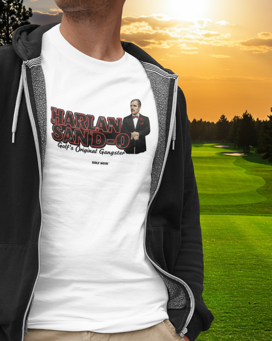 HARLAN SAND-O T-Shirt - Golf's Original Gangster