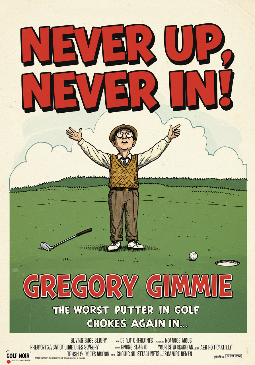 NEVER UP NEVER IN T-Shirt - Starring GREGORY GIMMIE