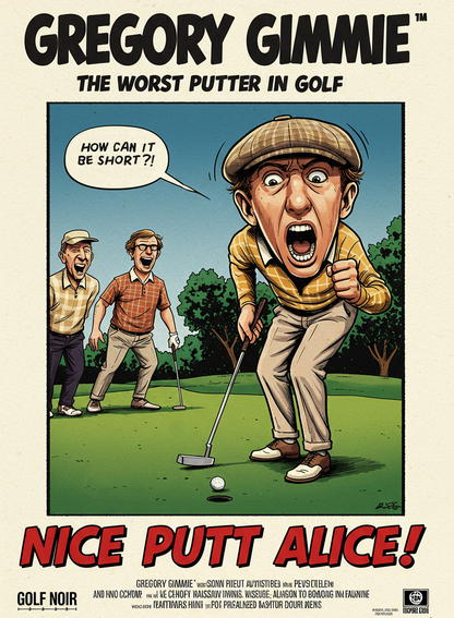 NICE PUTT ALICE T-Shirt - Starring GREGORY GIMMIE