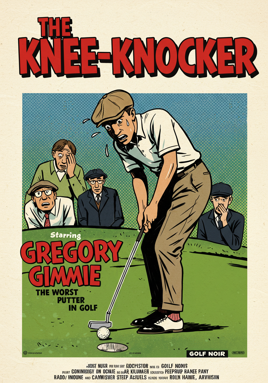 THE KNEE-KNOCKER T-Shirt - Starring GREGORY GIMMIE