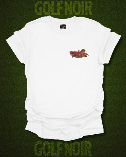 SWIM LESSONS T-Shirt - Starring GROUCHY BUNKER