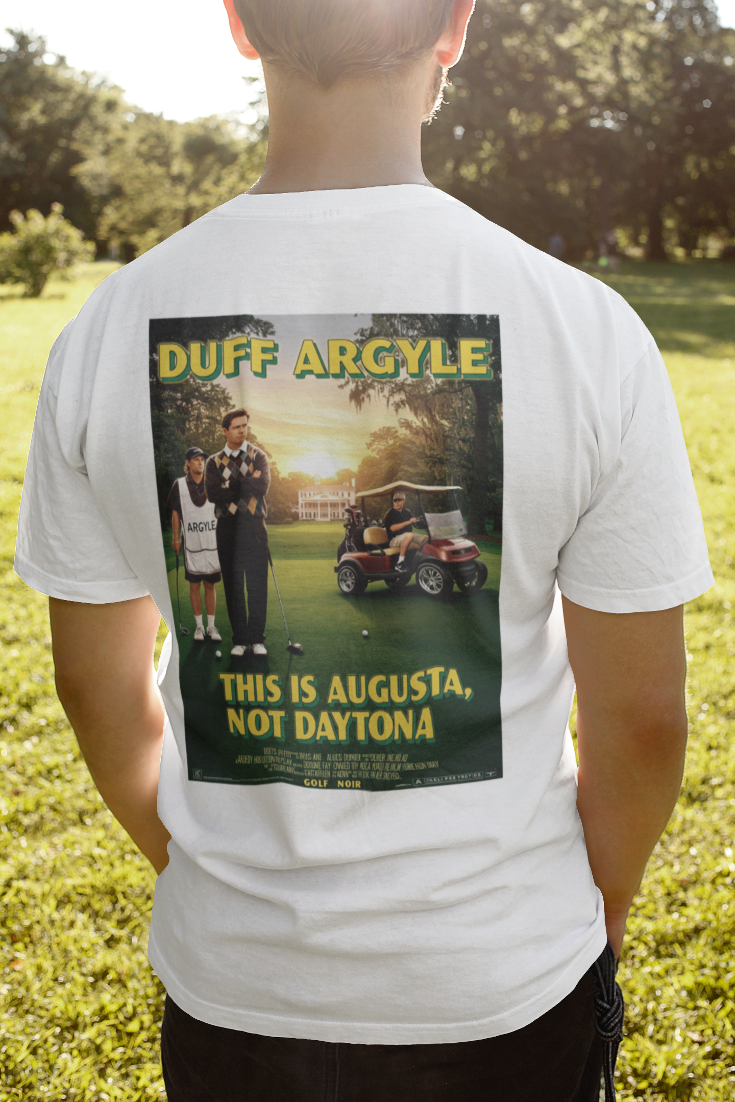 NOT DAYTONA T-SHIRT - Starring Duff Argyle