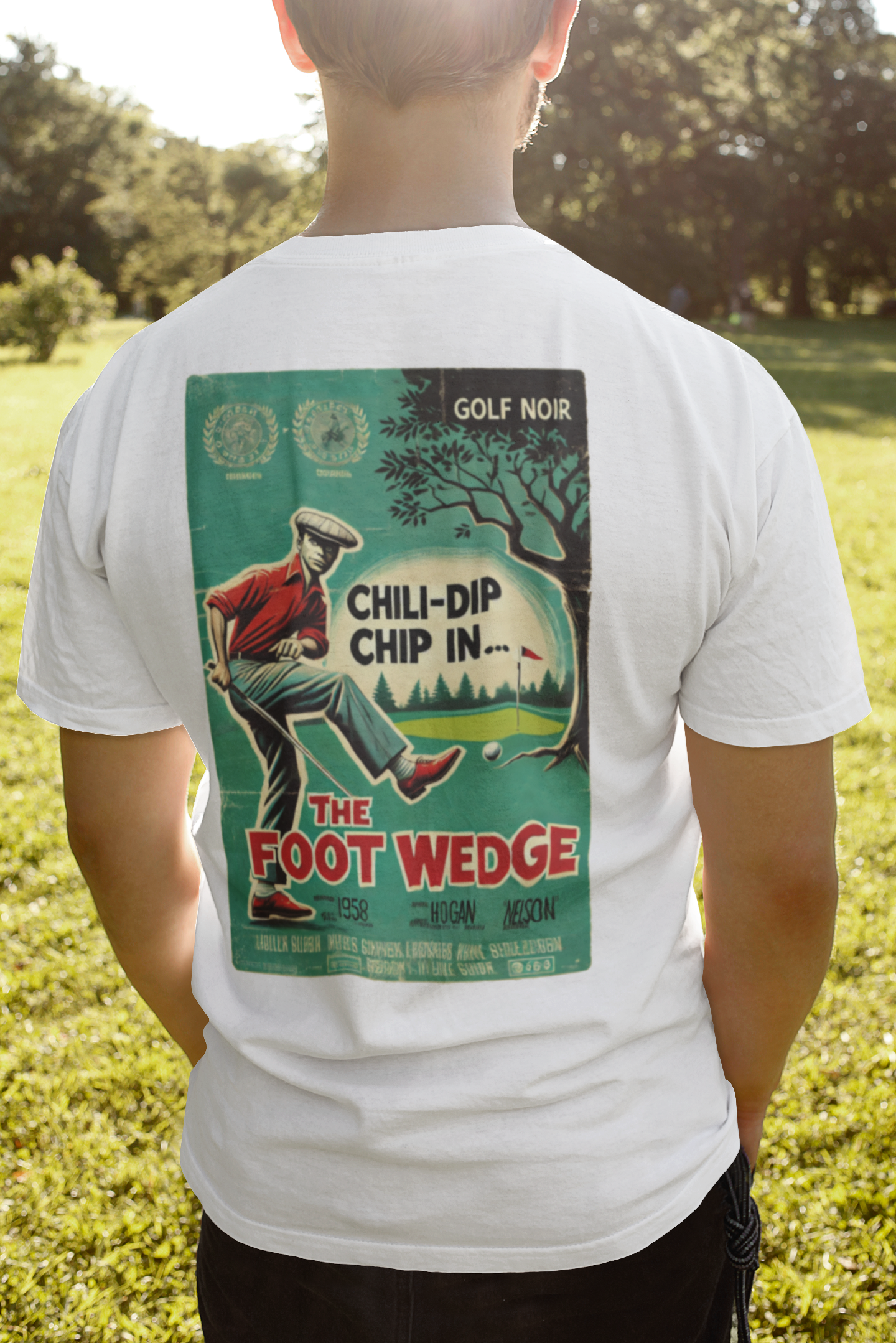 THE FOOT WEDGE T-Shirt - Starring CHILI-DIP CHIP
