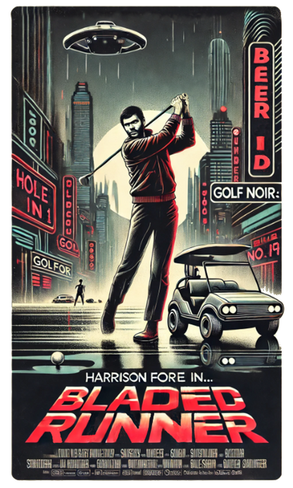 BLADED RUNNER T-Shirt - Starring HARRISON FORE