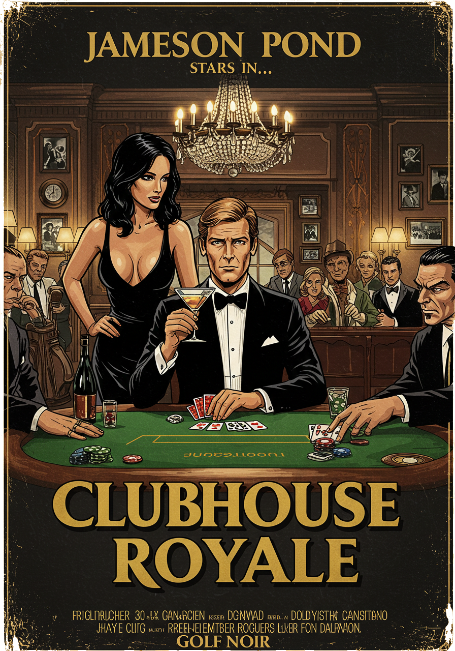 CLUBHOUSE ROYALE T-Shirt - Starring JAMESON POND