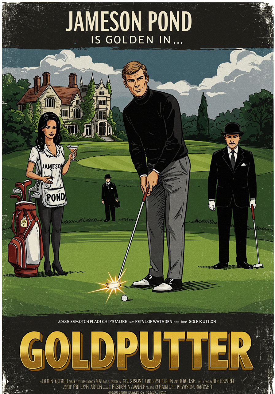 GOLDPUTTER T-Shirt - Starring JAMESON POND