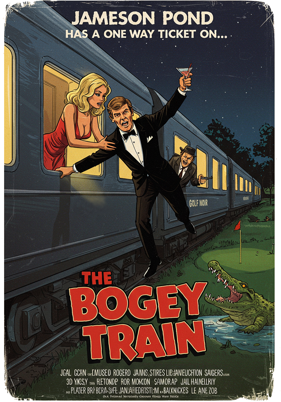 THE BOGEY TRAIN T-Shirt - Starring JAMESON POND