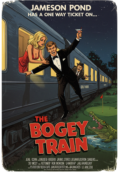 THE BOGEY TRAIN T-Shirt - Starring JAMESON POND