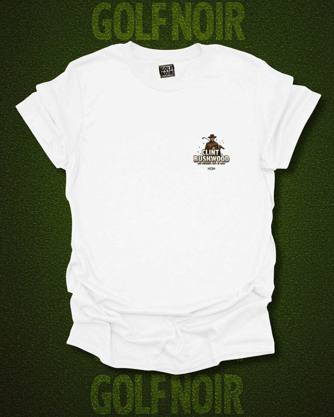 THE TEXAS WEDGE T-Shirt - Starring CLINT BUSHWOOD