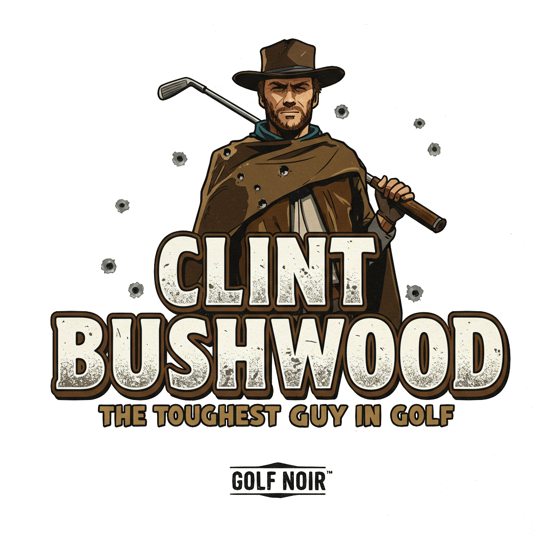 CLINT BUSHWOOD T-Shirt - The Toughest Guy In Golf