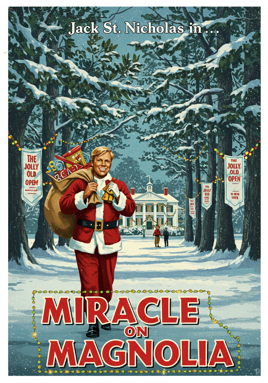 MIRACLE ON MAGNOLIA T-Shirt - Starring JACK ST. NICHOLAS