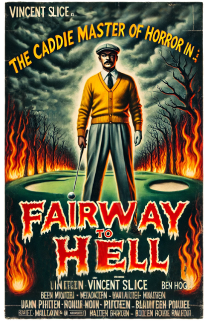 FAIRWAY TO HELL T-SHIRT - Starring VINCENT SLICE
