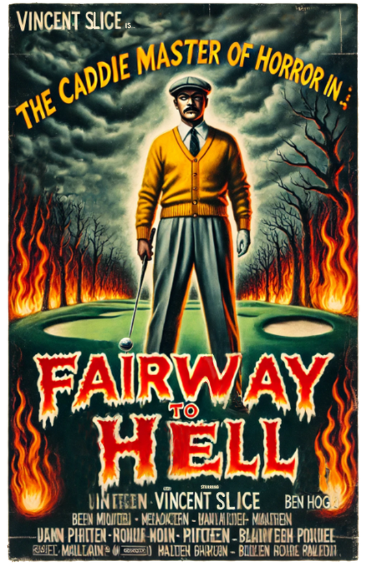 FAIRWAY TO HELL T-SHIRT - Starring VINCENT SLICE