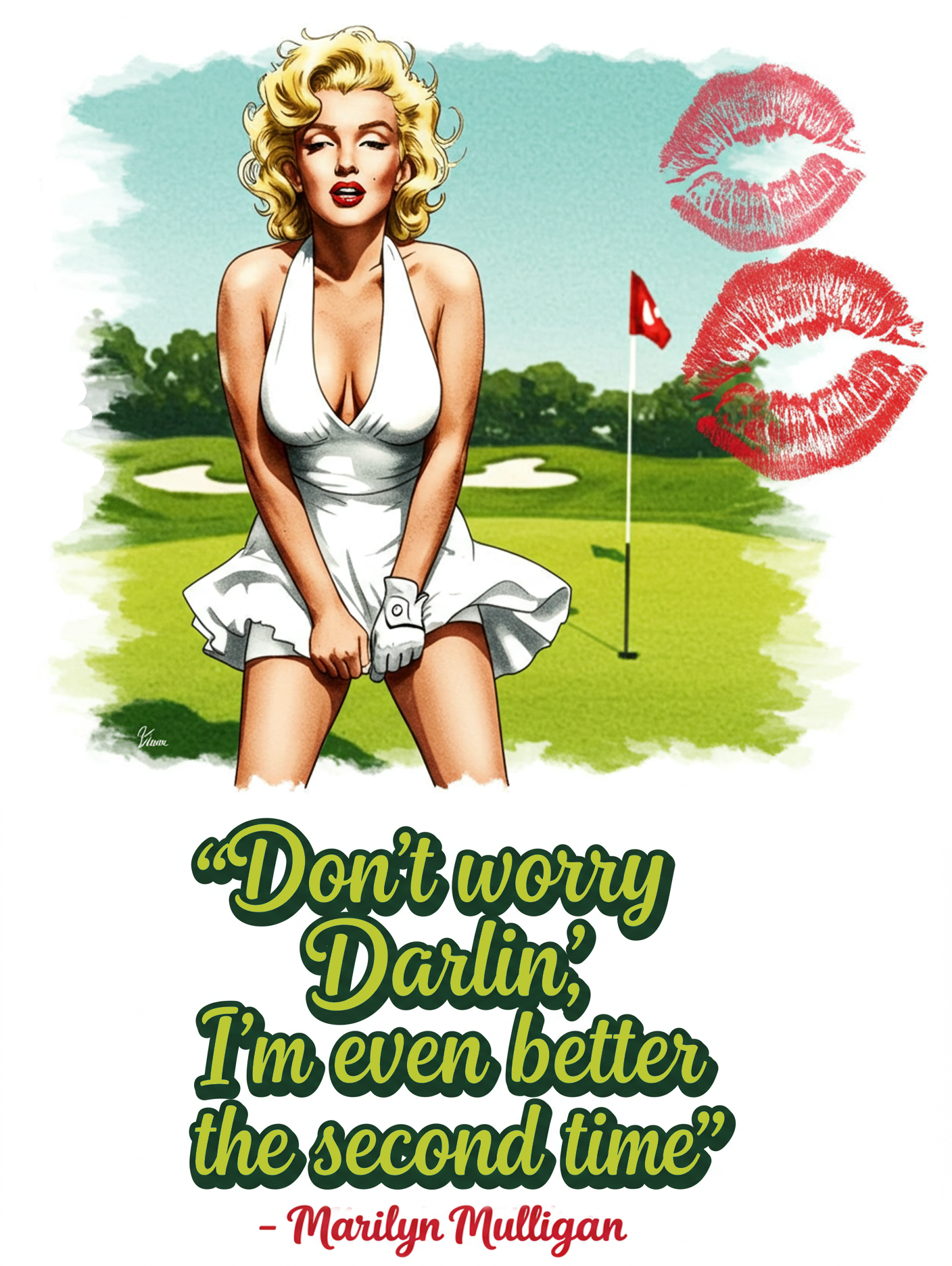 EVEN BETTER THE SECOND TIME T-Shirt - Starring MARILYN MULLIGAN