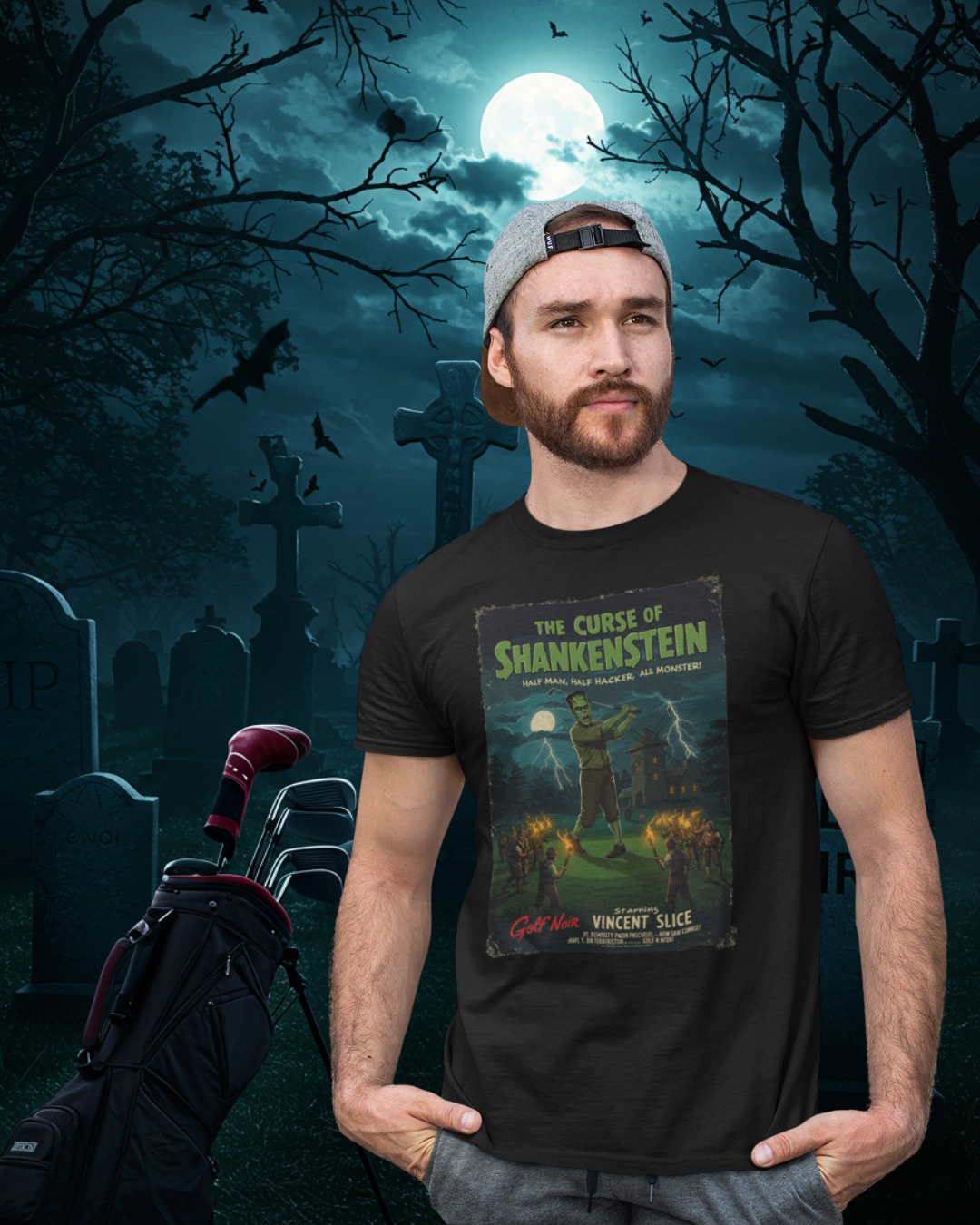 THE CURSE OF SHANKENSTEIN T-Shirt - Starring VINCENT SLICE
