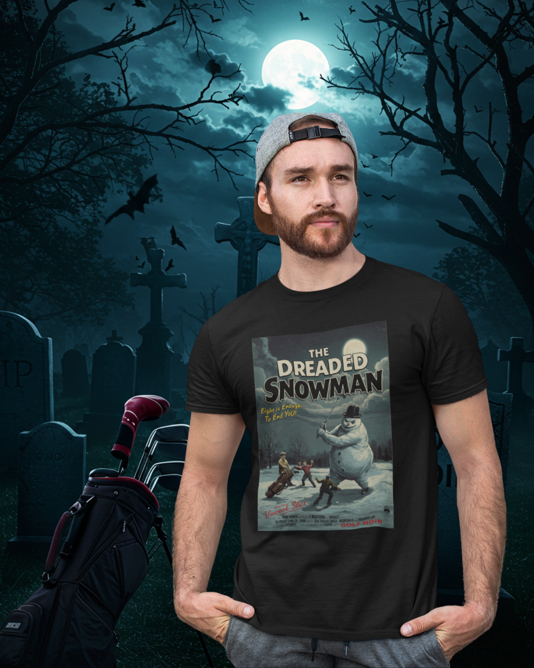 THE DREADED SNOWMAN T-Shirt - Starring VINCENT SLICE