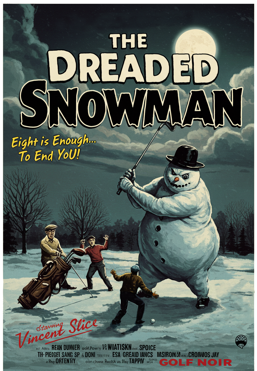 THE DREADED SNOWMAN T-Shirt - Starring VINCENT SLICE