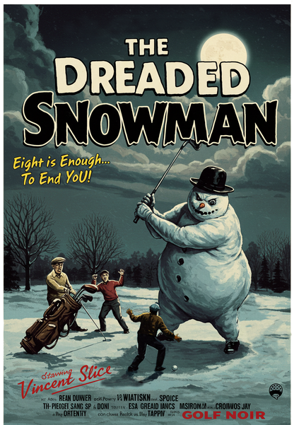 THE DREADED SNOWMAN T-Shirt - Starring VINCENT SLICE