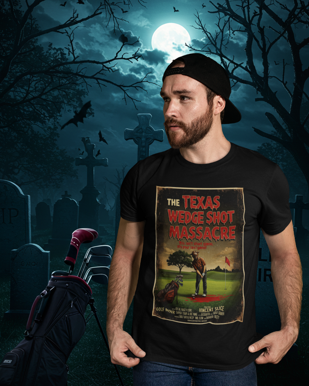 THE TEXAS WEDGE SHOT MASSACRE T-Shirt - Starring VINCENT SLICE