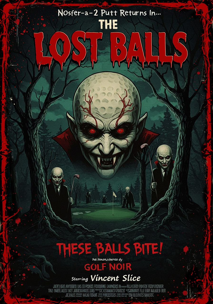 THE LOST BALLS T-Shirt - Starring VINCENT SLICE