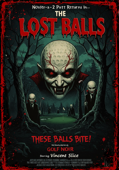 THE LOST BALLS T-Shirt - Starring VINCENT SLICE