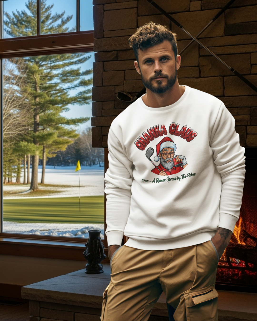 SHANKA CLAUS Crewneck Sweatshirt - Par - A Rumor Spread by The Sober