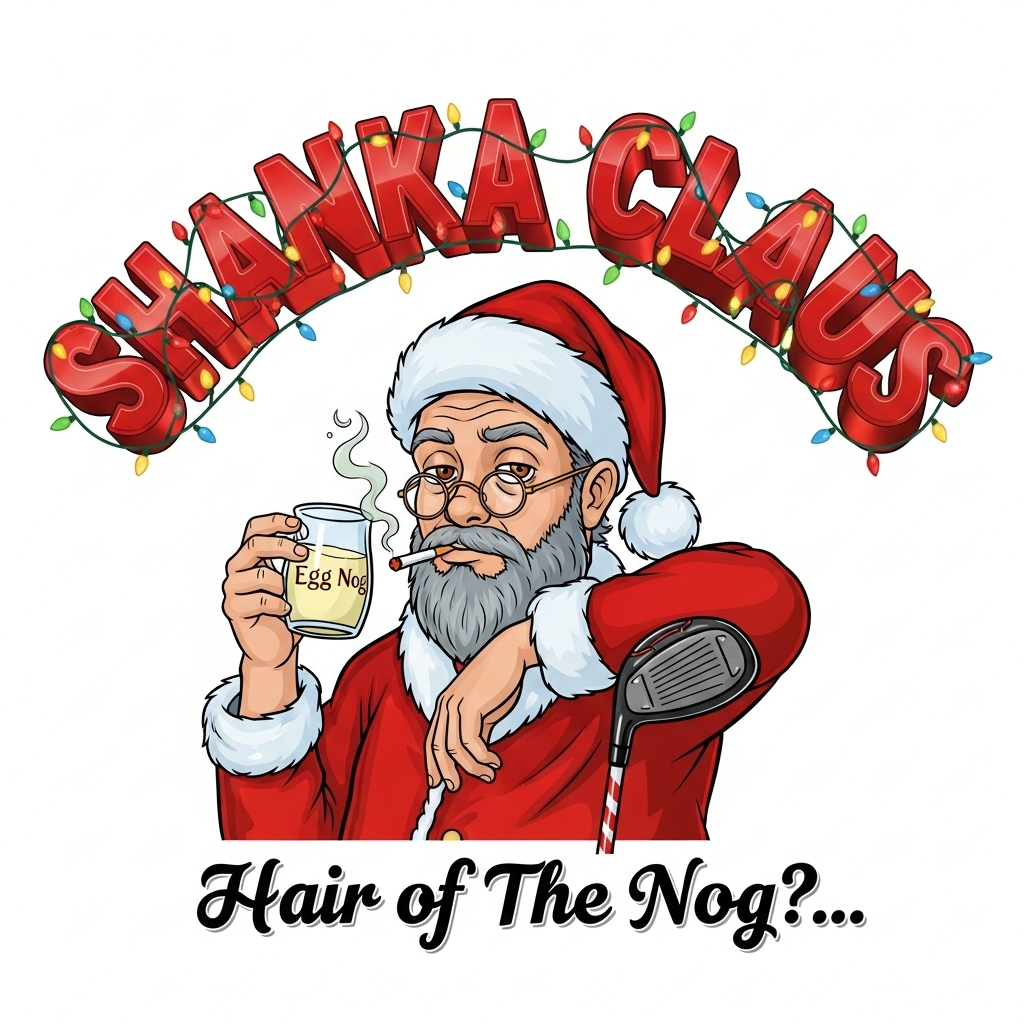 SHANKA CLAUS Christmas Sweatshirt - Hair of The Nog?