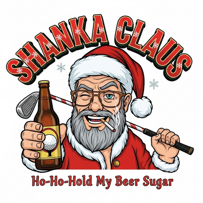 SHANKA CLAUS Crewneck Sweatshirt - Ho Ho Hold My Beer Sugar!