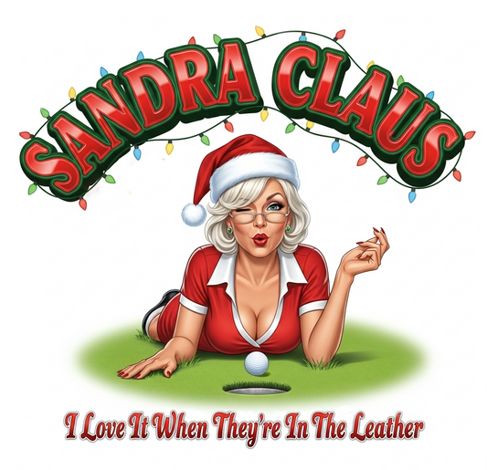 SANDRA CLAUS Sweatshirt - I Love It When They're In The Leather