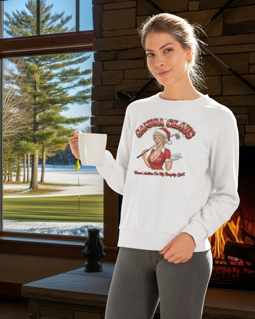 SANDRA CLAUS Sweatshirt - Wanna Audition For My Naughty List