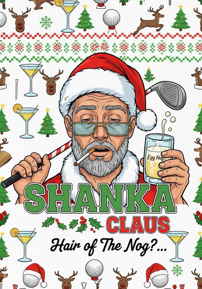 SHANKA CLAUS Ugly Christmas Sweatshirt – Hair of The Nog?..