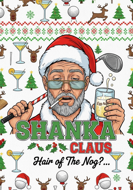 SHANKA CLAUS Ugly Christmas Sweatshirt – Hair of The Nog?..