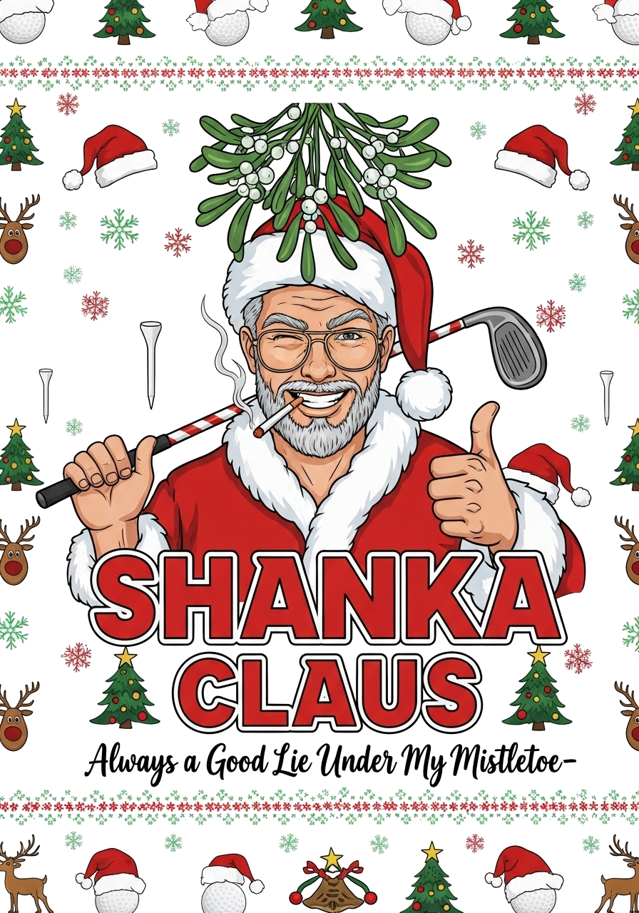 SHANKA CLAUS Ugly Christmas Sweatshirt – Always a Good Lie Under My Mistletoe