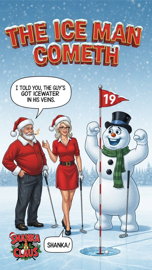 SHANKA CLAUS Crewneck Sweatshirt — 'The Ice Man Cometh'