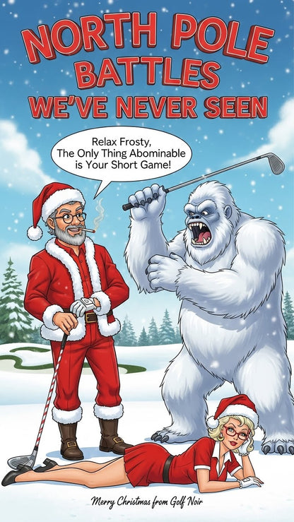 SHANKA CLAUS & SANDRA CLAUS Christmas Sweatshirt — "North Pole Battles"