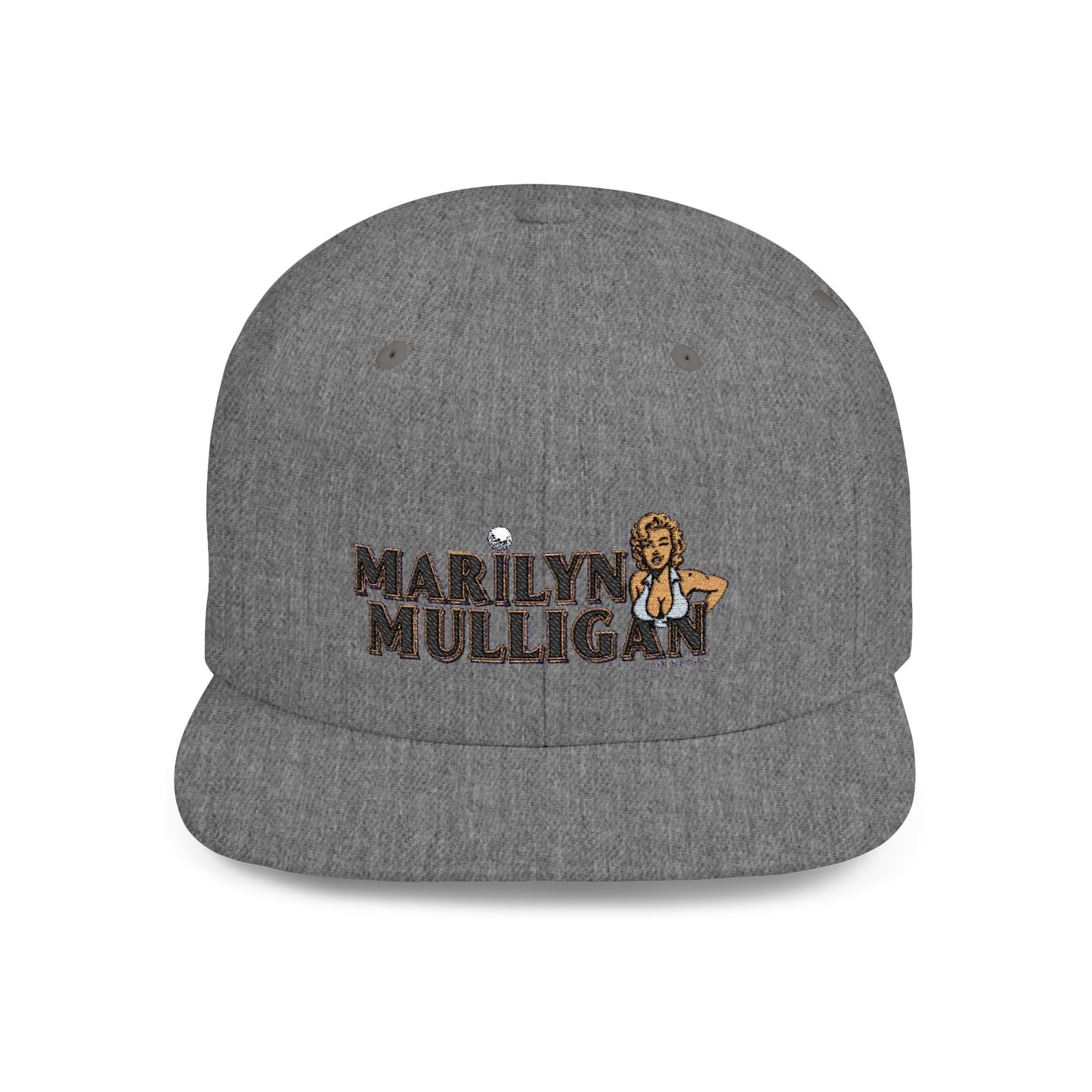 Marilyn Mulligan Flat Bill Snapback Cap