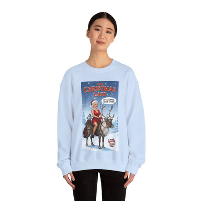Christmas Cart Crewneck Sweatshirt — A SANDRA CLAUS Design