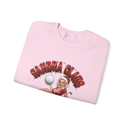 SANDRA CLAUS Ugly Christmas Sweatshirt - "Sip of My Bathwater?"