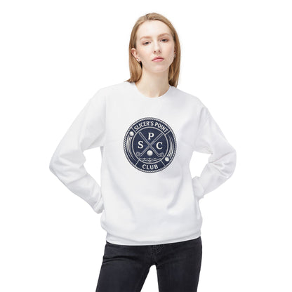 Slicer's Point Club Crewneck Sweatshirt — Fictional Fairways Signature Apparel