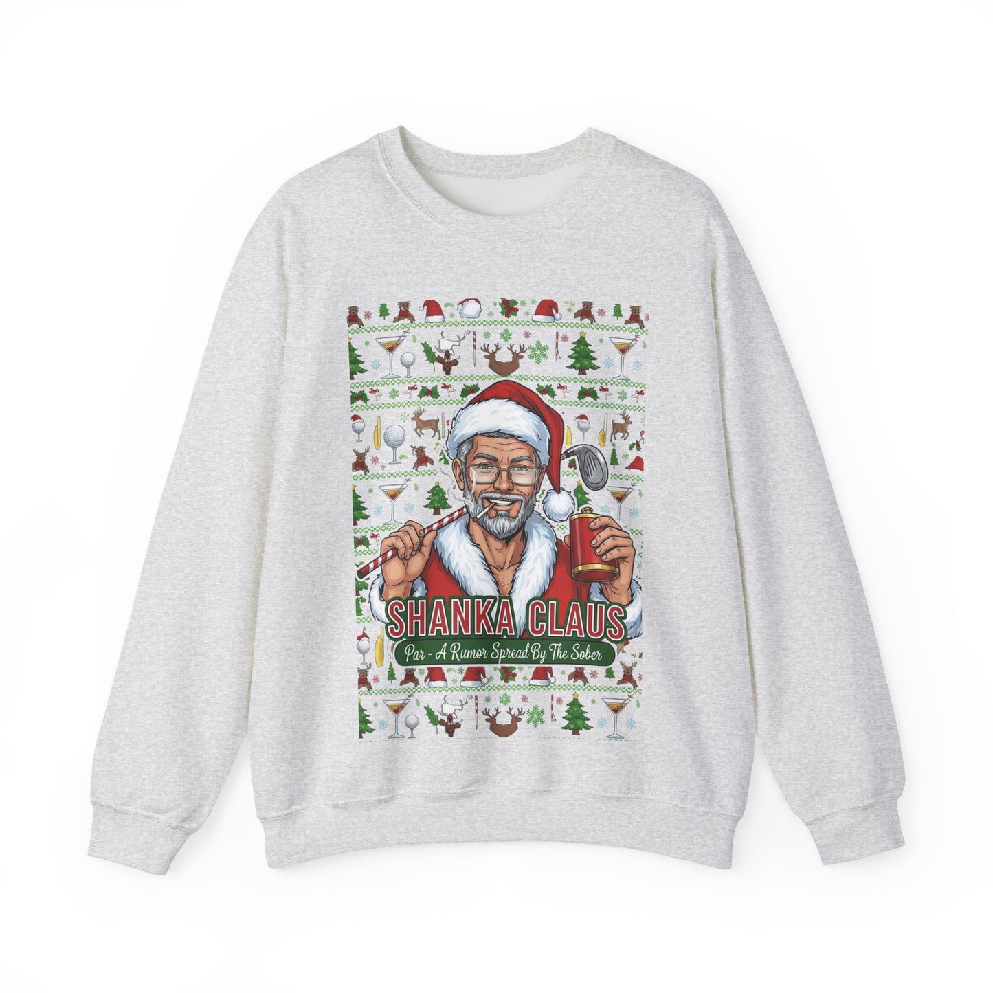 SHANKA CLAUS Ugly Christmas Sweatshirt – Par - A Rumor Spread By The Sober