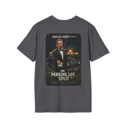 THE PARKING LOT SPLIT T-Shirt - Starring Harlan Sand-O