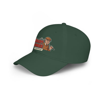 Grouchy Bunker "The Mad Hacker" Baseball Cap - Golf Noir Statement Headwear