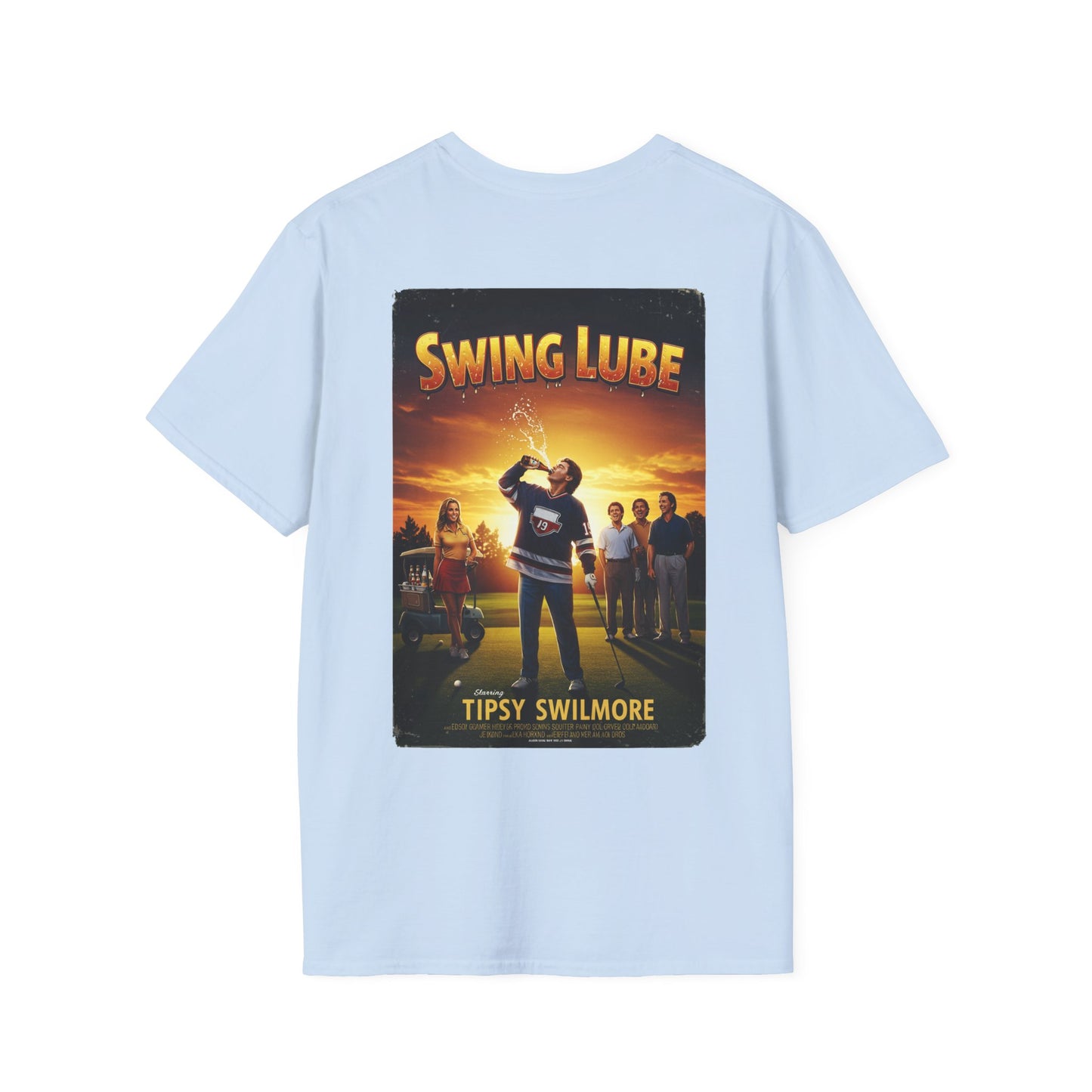 SWING LUBE T-Shirt - Starring TIPSY SWILMORE