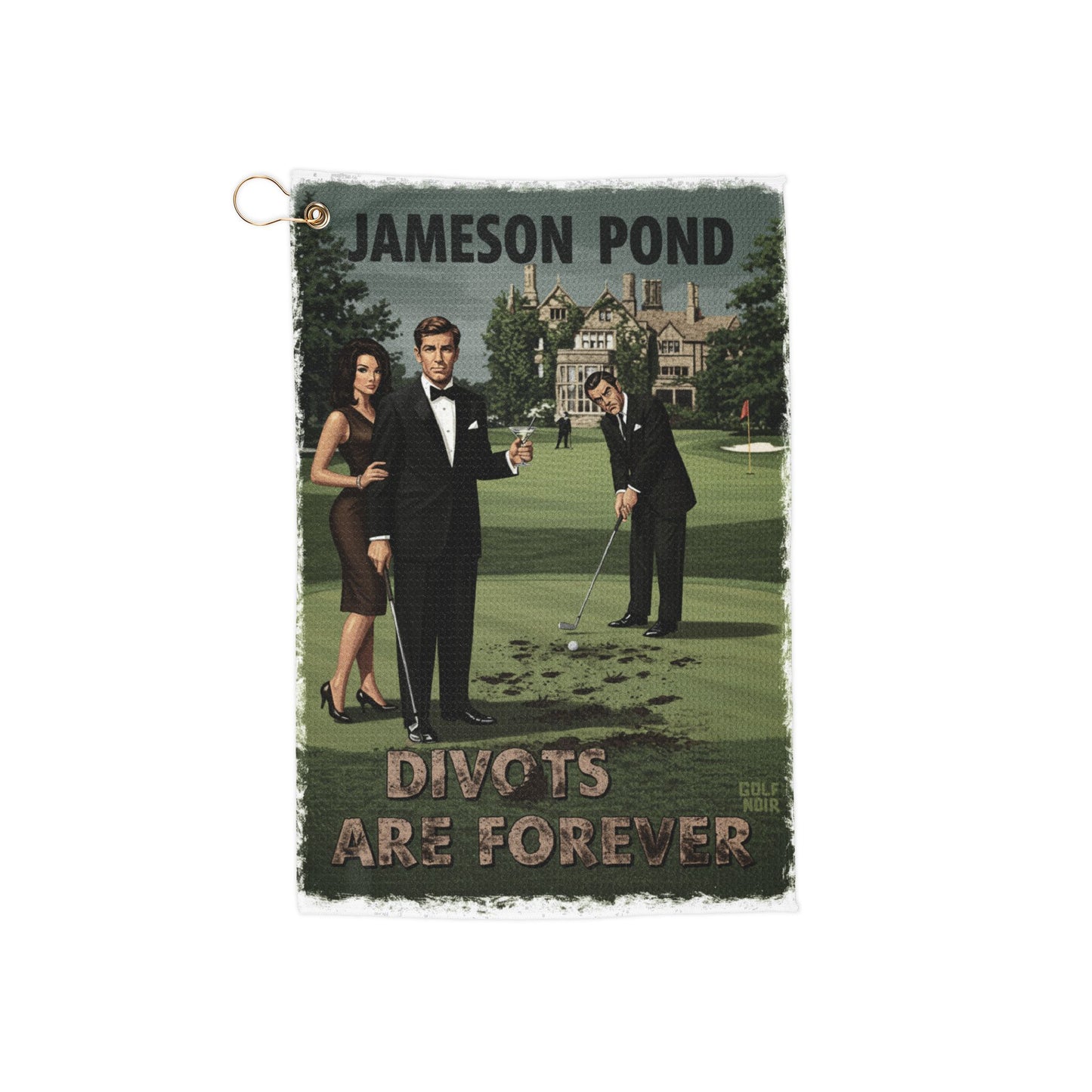 DIVOTS ARE FOREVER Golf Towel