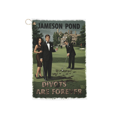 DIVOTS ARE FOREVER Golf Towel