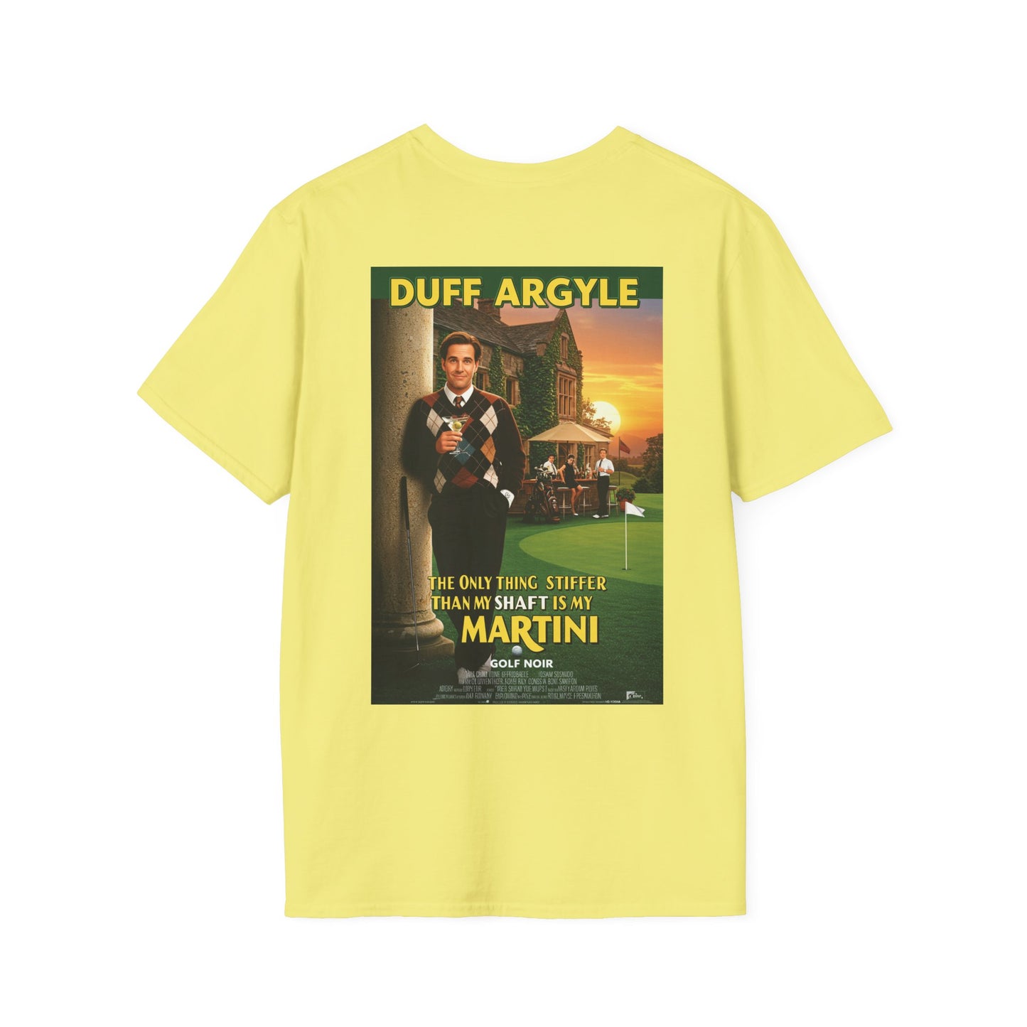 MARTINI SHAFT T-Shirt - Starring DUFF ARGYLE