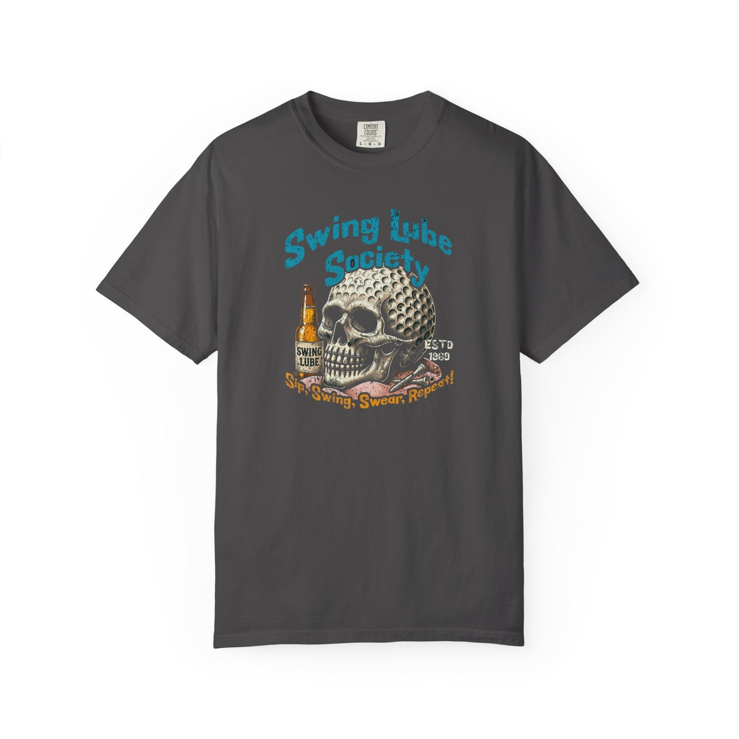 Swing Lube Society Skull T-Shirt — Swing Lube Society Signature Apparel