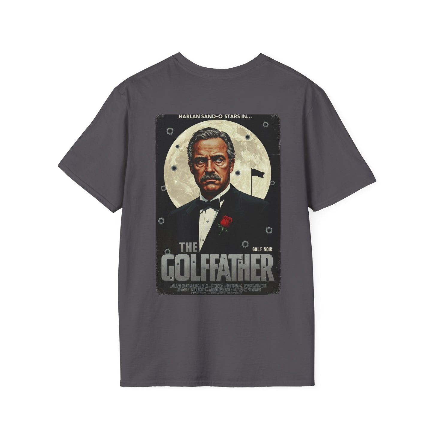 THE GOLFFATHER T-Shirt - Starring HARLAN SAND-O